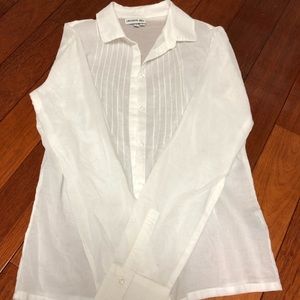 Lacoste Sheer Button Down